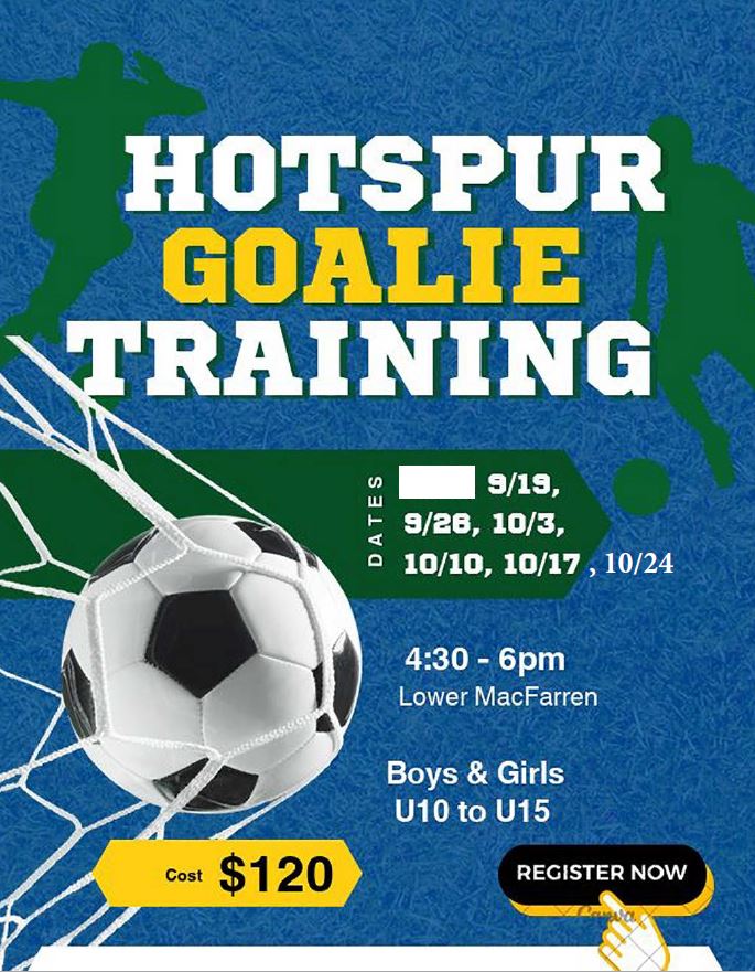 Hotspur Goalie Training
